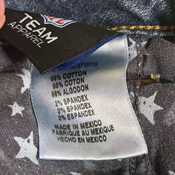 RARE NFL DENIM KC Chiefs Womans Jeans / Pants / Bottoms Kansas City 2 Bootcut - Picture 10 of 11